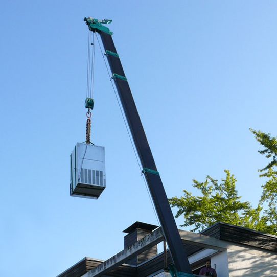 Drucklastmessung an Kränen