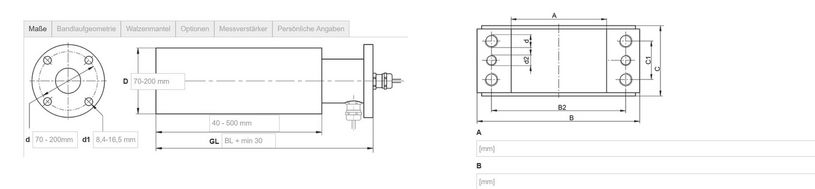 Bandzugsensoren nach Maß