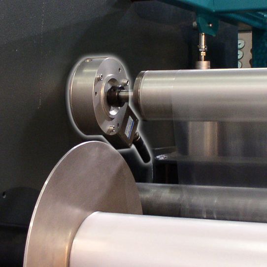 Papier Wickelmaschine mit Kraftsensor