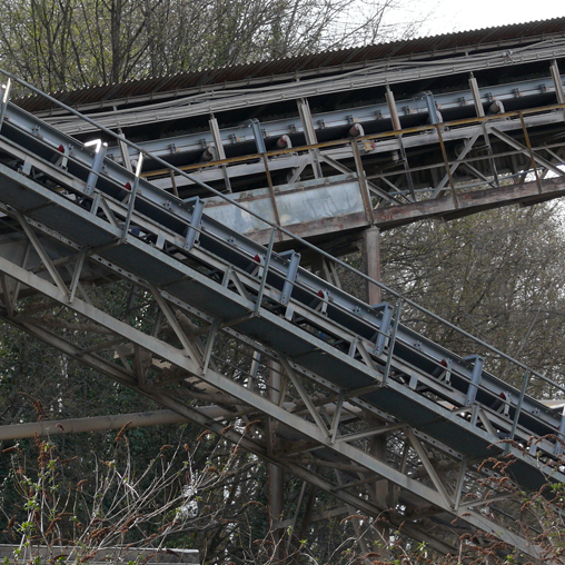 Belastungskontrolle im Förderband Belastungskontrolle im Förderband