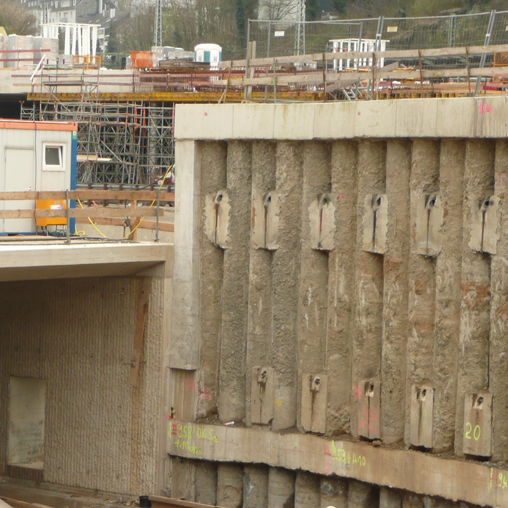 Ankerkraftmessung an Stützwänden Ankerkraftmessung an Betonwänden