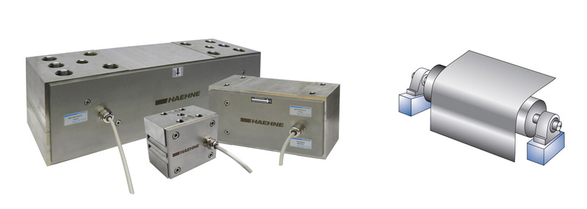 Kraftmessblöcke Bandzugmessung: Kraftmessblöcke | HAEHNE