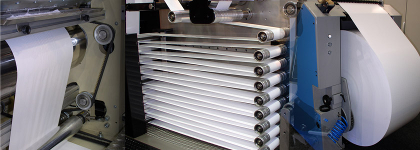 Bahnspannung messen in der Papierindustrie